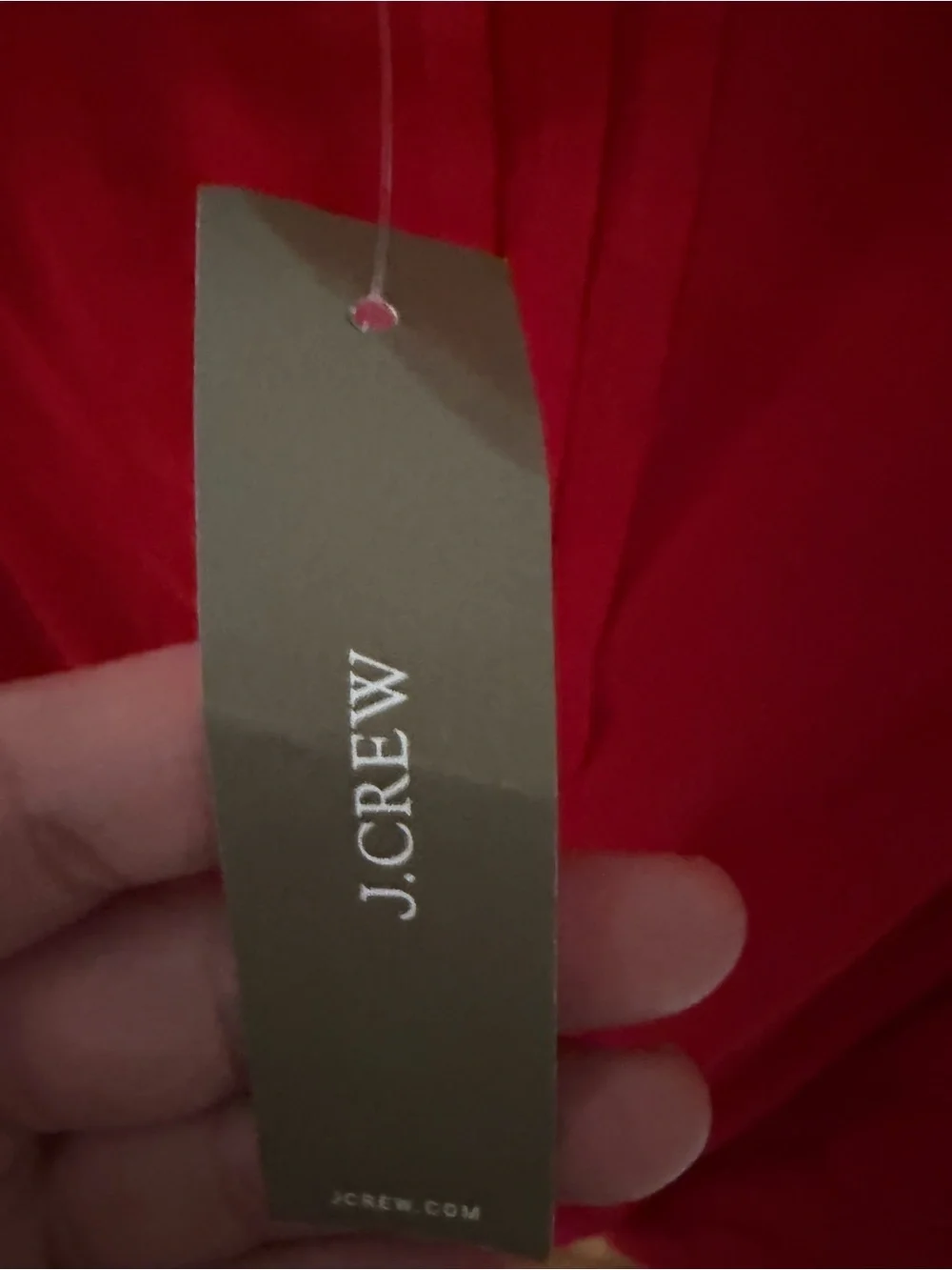 J. Crew red maxi dress